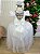Vestido Longo Daminha Branco Laura Peito Rendado - Imagem 6