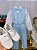 Conjunto Social C/ Colete Calça Gravata Azul Camisa Branca - Imagem 2