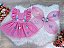 Romper Infantil Jardim Encantado Borboletas Rosa com Asa - Imagem 2