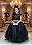 Vestido Infantil Longo Festa Luxo Preto Amanda - Imagem 1