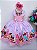 Vestido Infantil Doces Confeitaria Rosa Luxo - Imagem 3