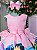 Vestido Infantil  Lilo e Stitch Rosa Temáticos Luxo - Imagem 5