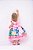 Vestido Infantil  Lilo e Stitch Rosa Temáticos Luxo - Imagem 6