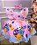 Vestido Bolofofos Rosa Bebe Temáticos Kids - Imagem 5