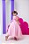 Vestido Fantasia Longa Princesa Rosa Bebe - Imagem 8