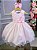 Vestido Jardim Encantado Flora Rosa Bebe - Imagem 1