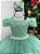Vestido Longo Daminha Verde Menta Laura Peito Rendado - Imagem 4
