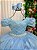 Vestido Longo Daminha Azul Bebe Laura Peito Rendado - Imagem 4