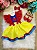 Romper Branca de Neve Macacão Vestido - Imagem 1