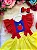 Romper Branca de Neve Macacão Vestido - Imagem 5