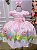 Vestido Infantil Galinha Pintadinha Rosa Temáticos - Imagem 5