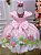 Vestido Infantil Galinha Pintadinha Rosa Temáticos - Imagem 3