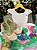 Vestido Infantil Galinha Rosa Temáticos Kids - Imagem 4