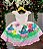 Vestido Infantil Galinha Rosa Temáticos Kids - Imagem 5