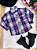 Camisa Infantil Xadrez Junina Dante - Imagem 3
