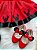 Romper Minie Minnie Macacão Vermelho - Imagem 5