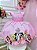 Vestido Infantil Baby Looney Tunes Rosa Laço Festas - Imagem 4