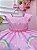 Vestido Infantil Baby Looney Tunes Rosa Laço Festas - Imagem 2