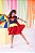 Fantasia Infantil Super Girls com Capa Embutida - Imagem 6