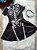 Fantasia Halloween Menina Esqueleto com Tiara Infantil - Imagem 2