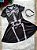 Fantasia Halloween Menina Esqueleto com Tiara Infantil - Imagem 6