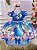 Vestido Infantil Frozen Florido Temáticos - Imagem 1