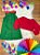 Fantasia Infantil Chiquinha Verde e Vermelho Festas - Imagem 11