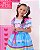 Vestido Junino Luxo Quermesse do Amor Azul - Imagem 8