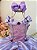 Fantasia Infantil Lilás Princesas Sofia e Rapunzel Festas - Imagem 2