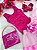 Fantasia Infantil Barbie Rosa Body Saia Rosa Com Broche Luxo - Imagem 2