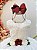 Vestido Infantil Off White Com Renda e Broche Damas Luxo - Imagem 2