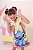 Vestido Infantil Lilo e Stitch Luxo Amarelo Festas - Imagem 8