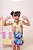 Vestido Infantil Lilo e Stitch Luxo Amarelo Festas - Imagem 13