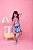 Vestido Infantil Lilo e Stitch Luxo Rosa Festas - Imagem 1