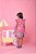 Vestido Infantil Lilo e Stitch Luxo Rosa Festas - Imagem 5
