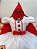 Vestido Infantil Chapeuzinho Vermelho Capuz - Imagem 3