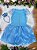 Fantasia Infantil Frozen e Cinderela Com Tiara Princesas - Imagem 1