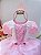 Kit Princesa Fantasia Infantil Aurora Com Luva e Tiara Luxo - Imagem 2
