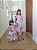 Vestido Infantil Rosa Princesas da Disney Cinto de Pérolas - Imagem 2