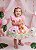 Vestido Fazendinha Safari Temático Kids Rosa Bebe - Imagem 6