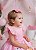 Vestido Fazendinha Safari Temático Kids Rosa Bebe - Imagem 4