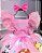 Vestido Fazendinha Safari Temático Kids Rosa Bebe - Imagem 8