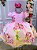 Kit Vestido Infantil Tinker Bell Rosa Fadas e Asa Borboletas - Imagem 1