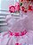 Vestido Infantil Rosa Unicórnio Festas de Aniversário Luxo - Imagem 2