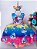 Vestido Infantil Unicórnio Colorido Corações Luxo - Imagem 4