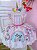 Vestido Infantil Branco Unicórnio Baby Listras Coloridas - Imagem 4