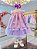 Vestido Infantil Lilás Jardim Encantado Borboletas Luxo - Imagem 4