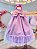 Vestido Infantil Lilás Jardim Encantado Borboletas Luxo - Imagem 5