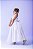 Vestido Dama de Honra Branco Longo Olivia - Imagem 1