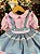 Vestido Fazendinha Salopete Jeans Temáticos Kids - Imagem 8